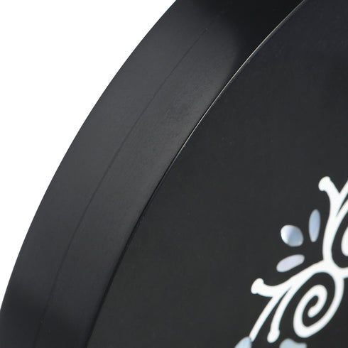 Set of Bookend with Mother of Pearl Inlay